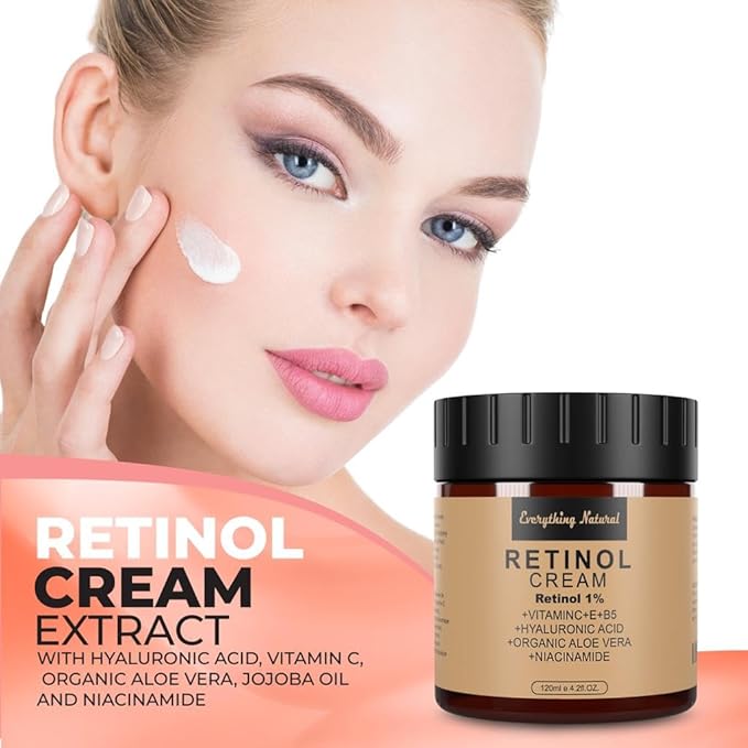 RETINOL CREAM - PREMIUM FACE MOISTURIZER 120ML/4.2OZ LARGE