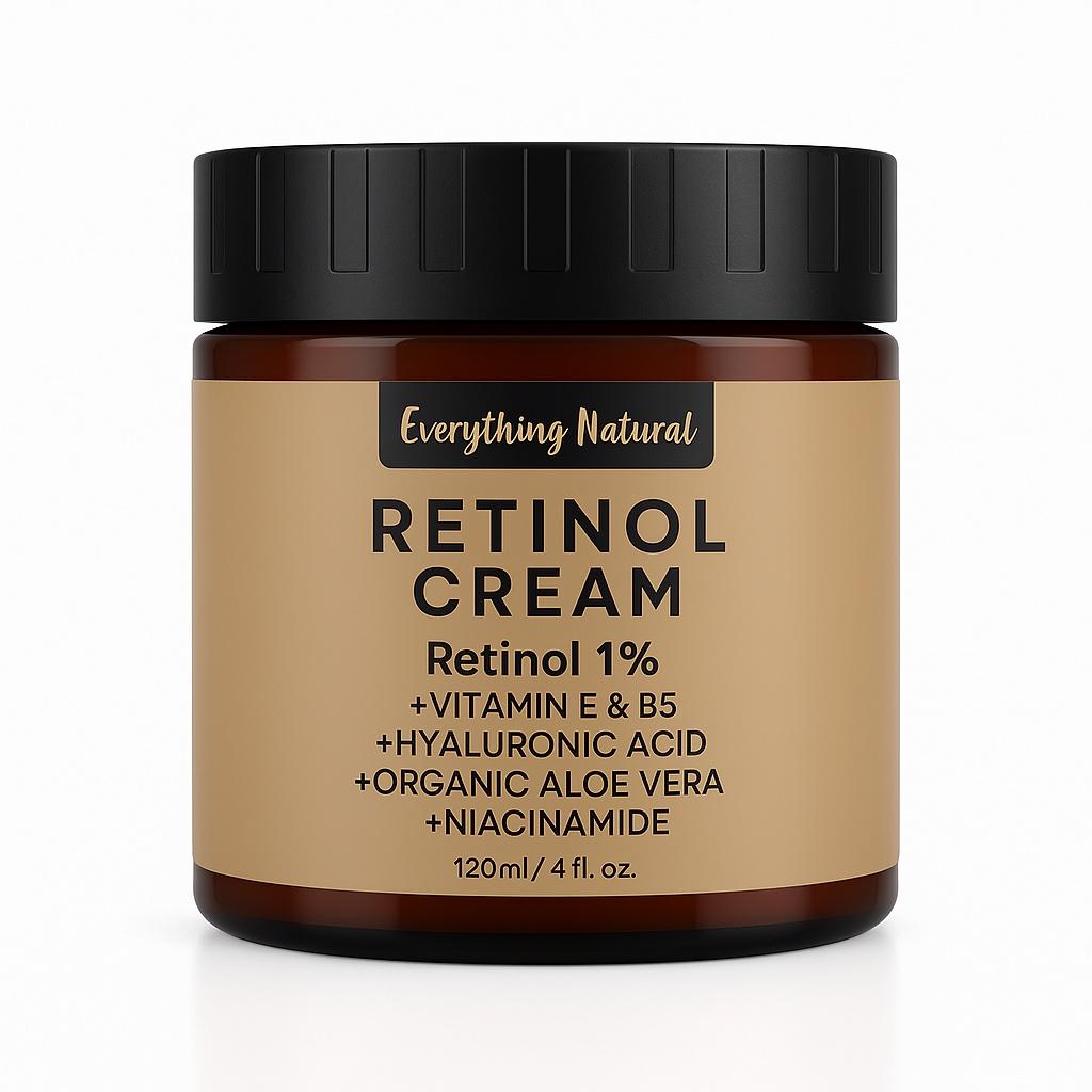 RETINOL CREAM - PREMIUM FACE MOISTURIZER 120ML/4.2OZ LARGE