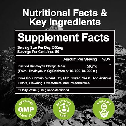 Shilajit Resin – 30g | Pure Himalayan Shilajit for Men and Women | Authentic Natural Resin | Glass Jar | Ultra High Potency 85+ Trace Minerals | Certified and Lab tested