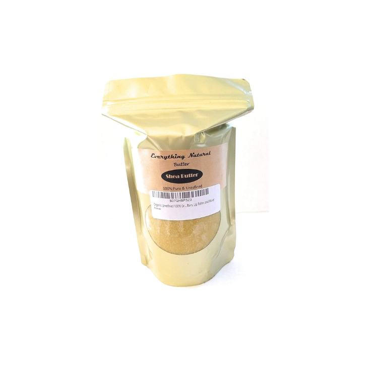 SHEA BUTTER ORGANIC UNREFINED 100% POUCH - 454G/16OZ