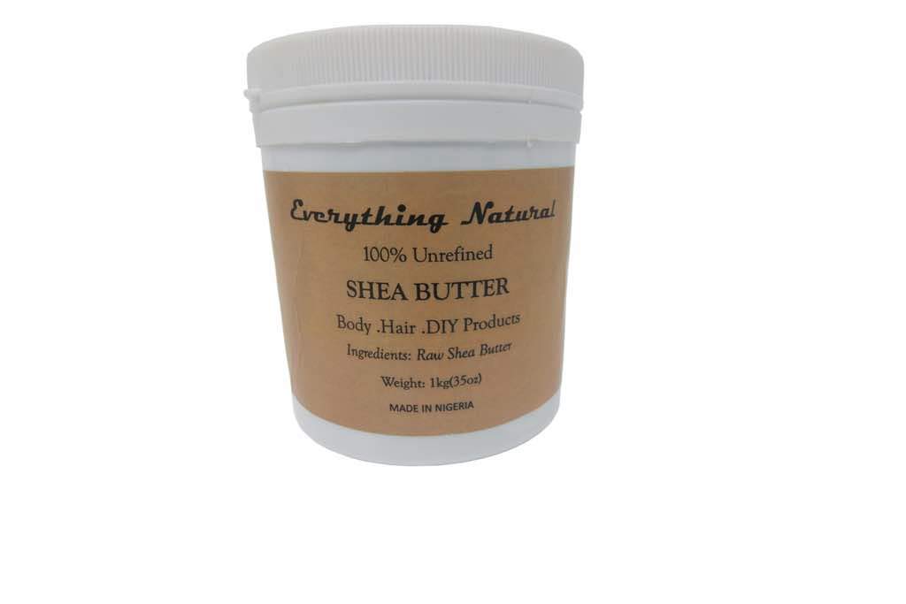 Pure Organic 100% Grade A Shea Butter – Everything Natural Canada