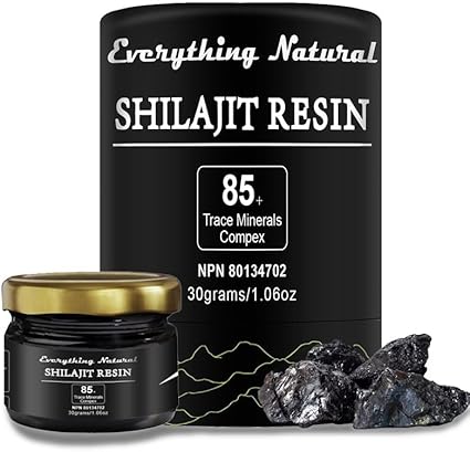 Shilajit Resin – 30g | Pure Himalayan Shilajit for Men and Women | Authentic Natural Resin | Glass Jar | Ultra High Potency 85+ Trace Minerals | Certified and Lab tested