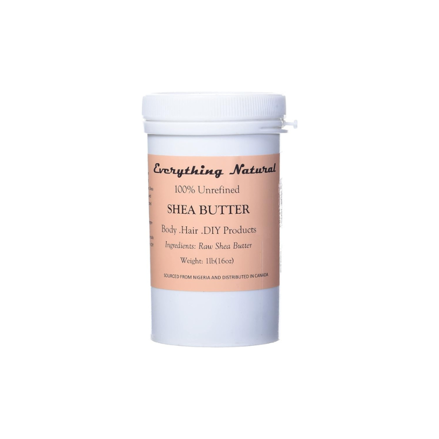 SHEA BUTTER UNREFINED ORGANIC JAR 450G/16OZ