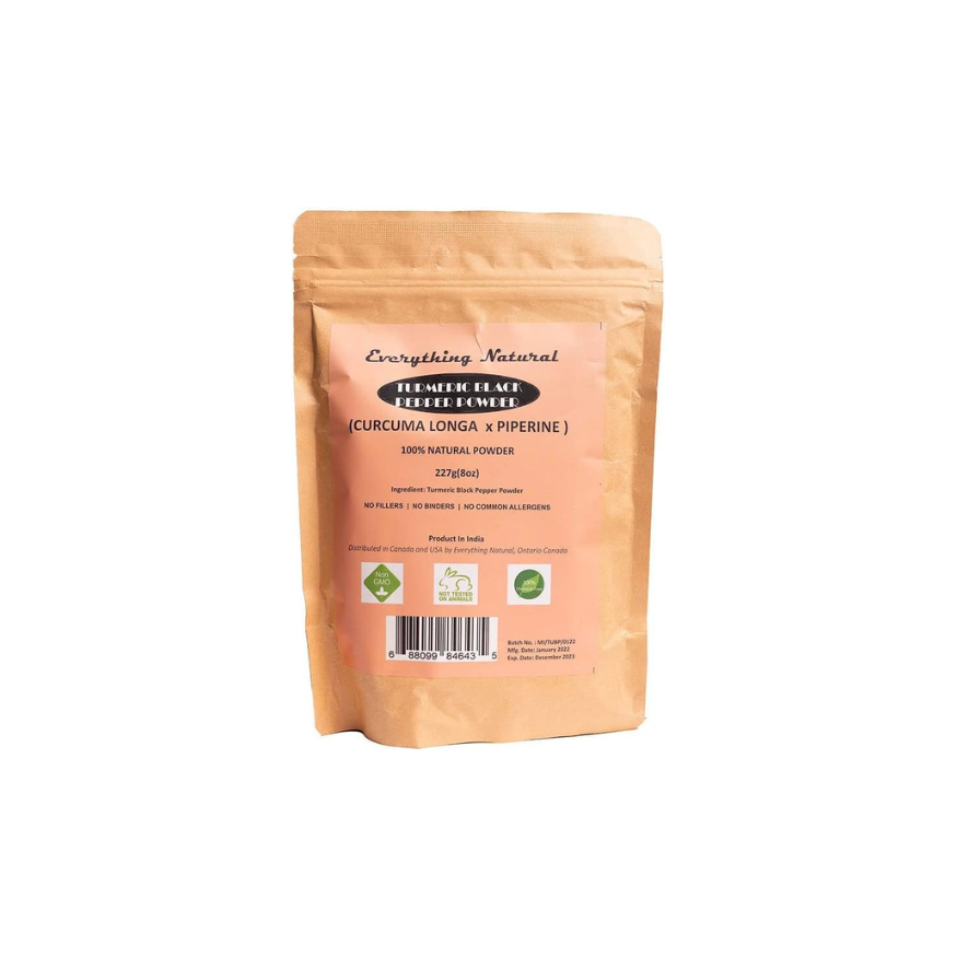 TURMERIC BLACK PEPPER POWDER 227G/8OZ