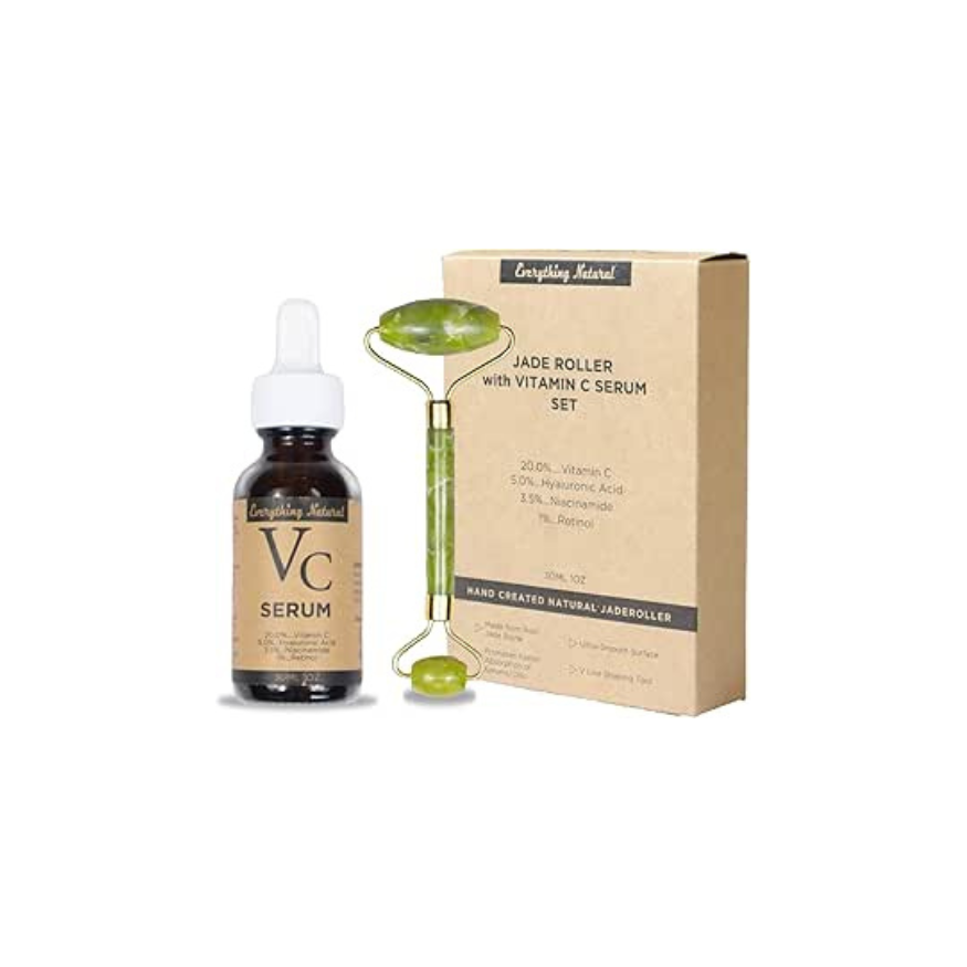 VITAMIN C SERUM WITH JADE ROLLER