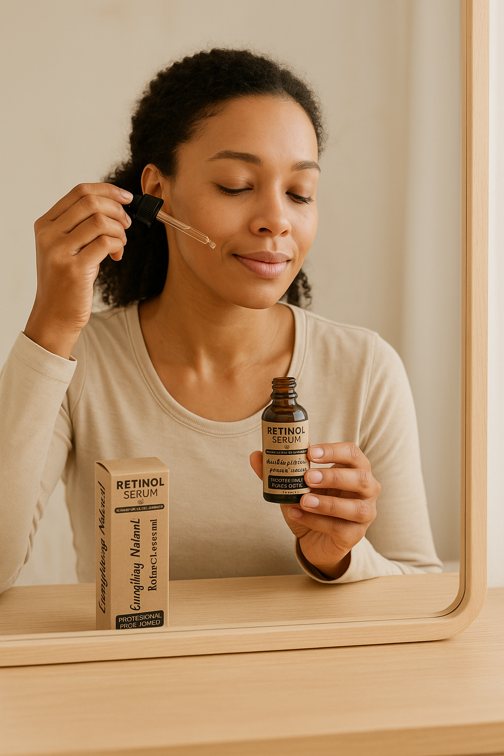 RETINOL SERUM 1% with pure Retinol, Hyaluronic acid and Vitamin E